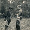02 - Prap. Sadílek vyslýchá starostu neznámé vesnice, léto 1918.